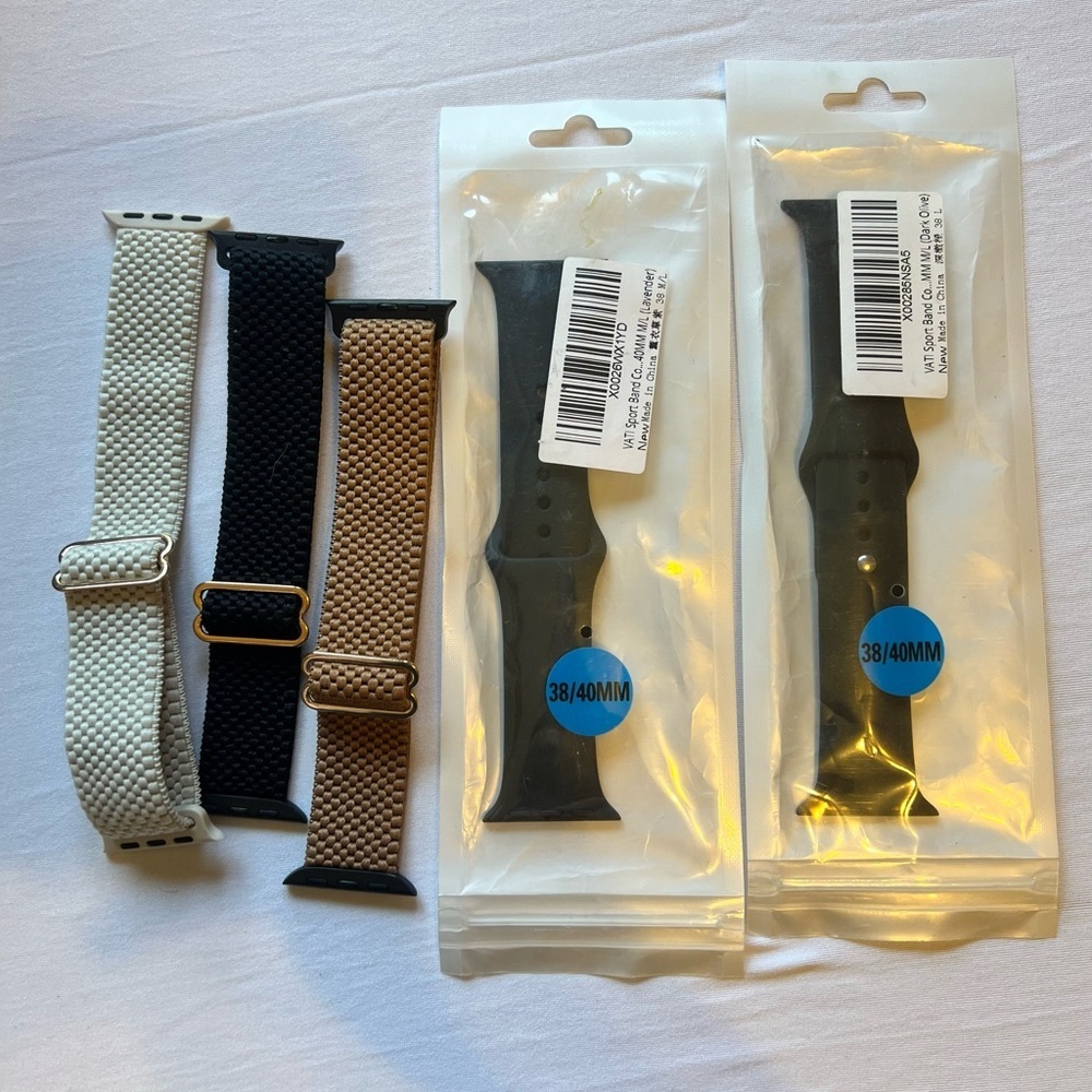 3/$15 Apple Watch Wrist Bands 38/40MM Set